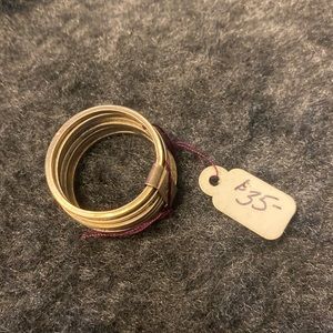 Stack of Vintage Sterling Silver Rings